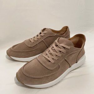Lucky Brand Tan Suede Odee Sneakers Size 8.5